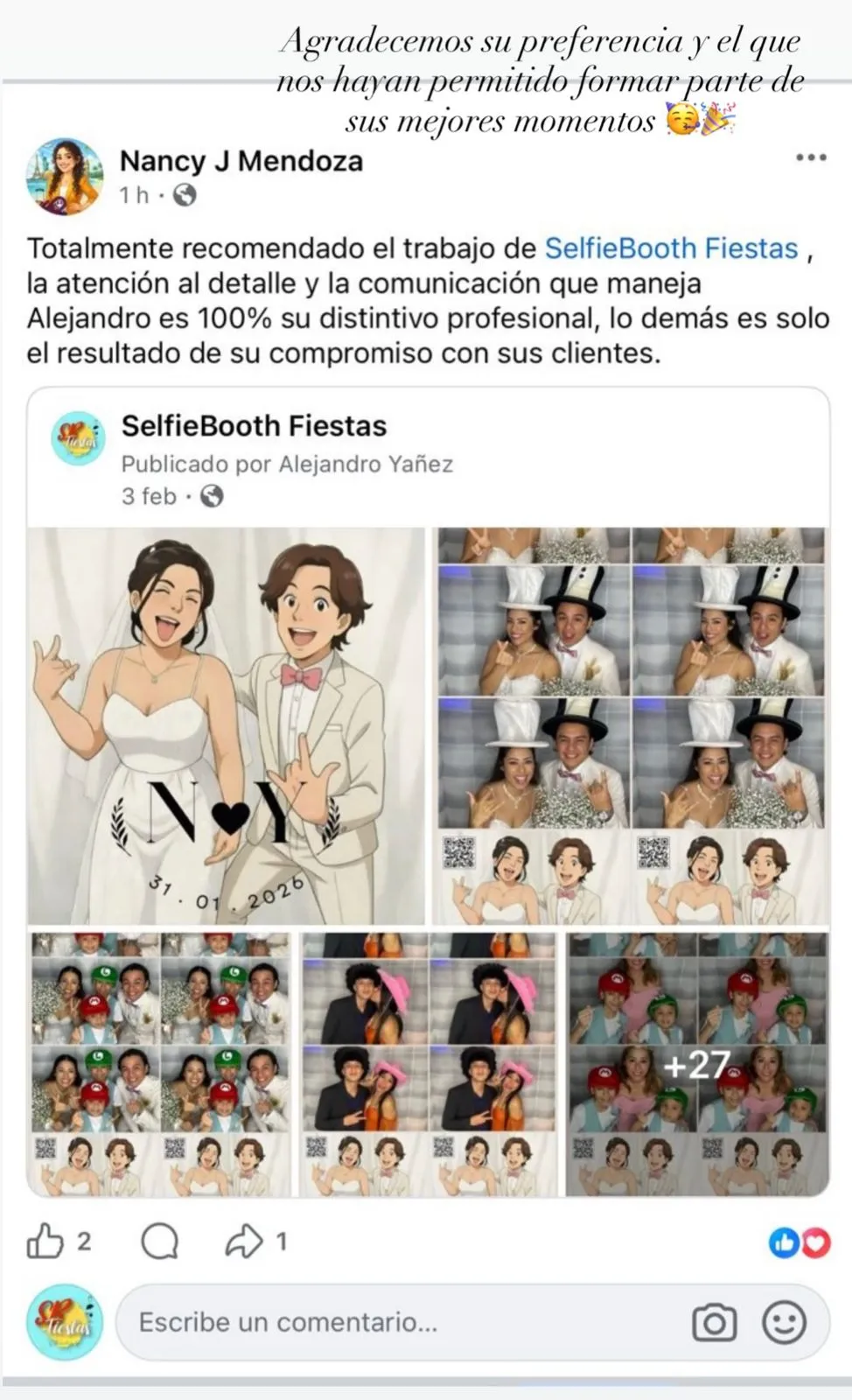 Testimonio de cliente 1